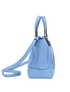 Top Handle, &pound;550, Handbags, Blue, Leather, Side view